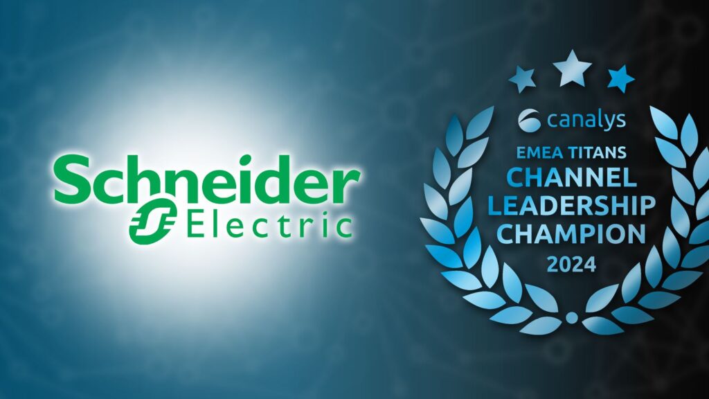 SE Canalys EMEA channel leadership award vision