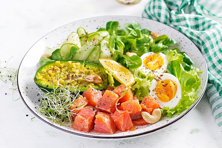 Salmon salad