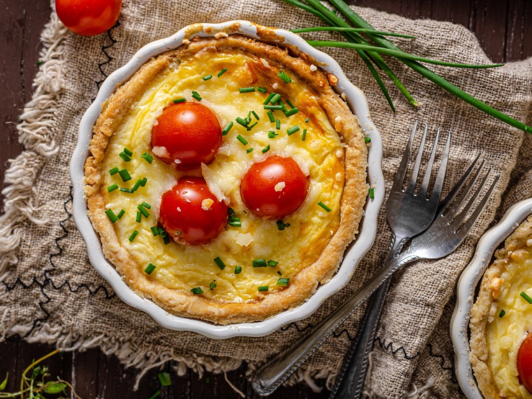 Tomato cheesecake envato