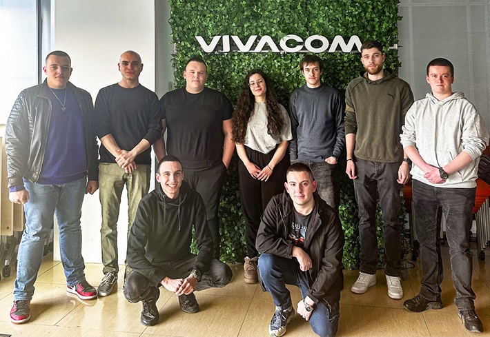 Студенти във Vivacom Техническа академия