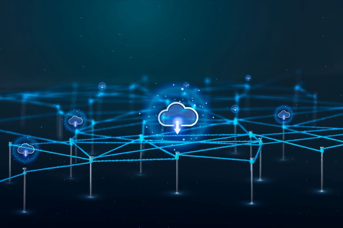Cloud storage background business network design