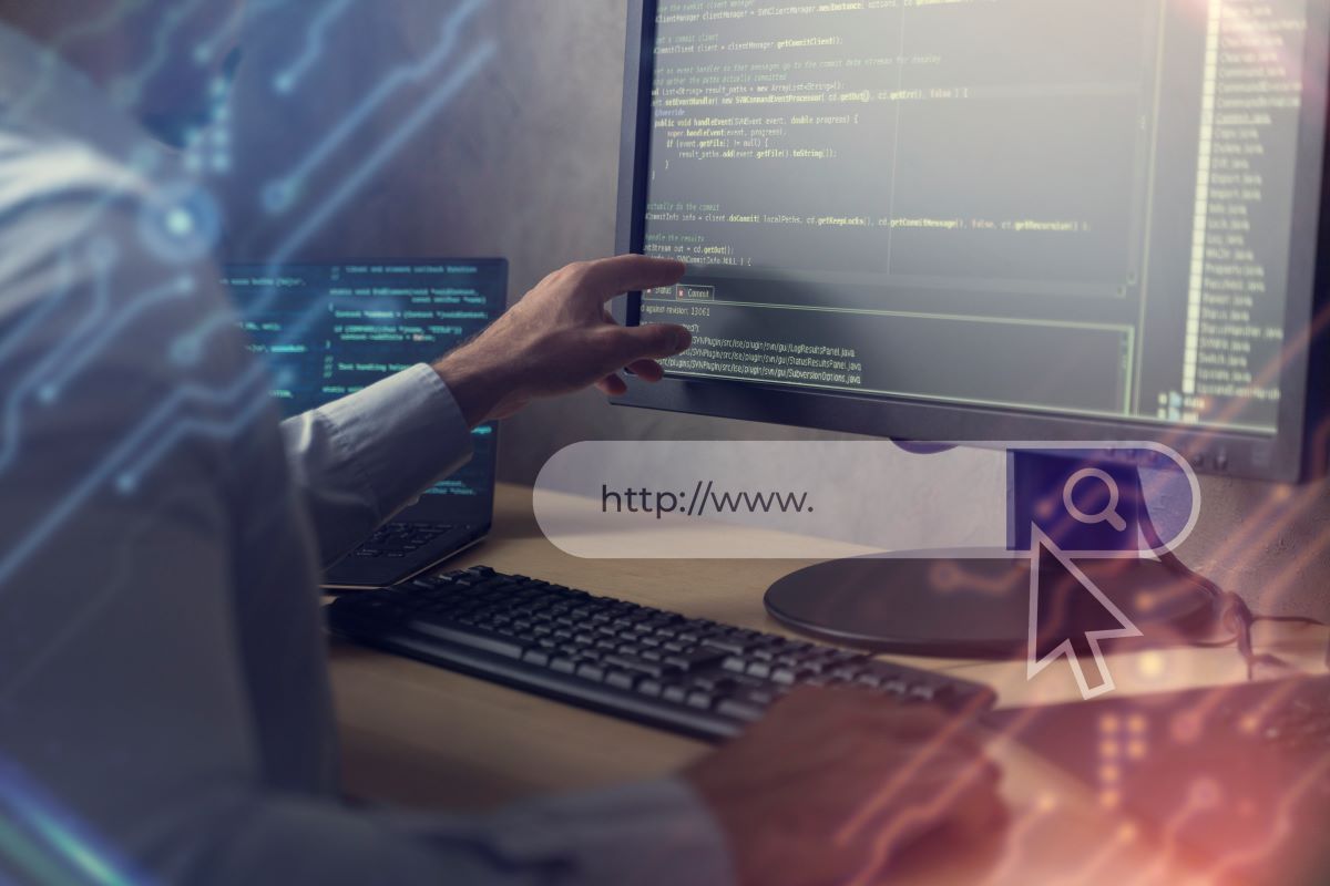 Programming background with html