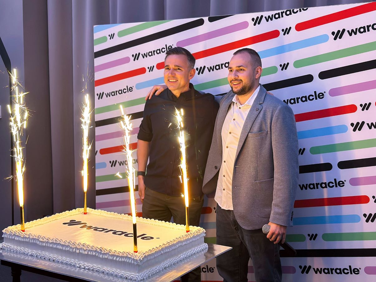 Waracle launches in Bulgaria@0.5x cake