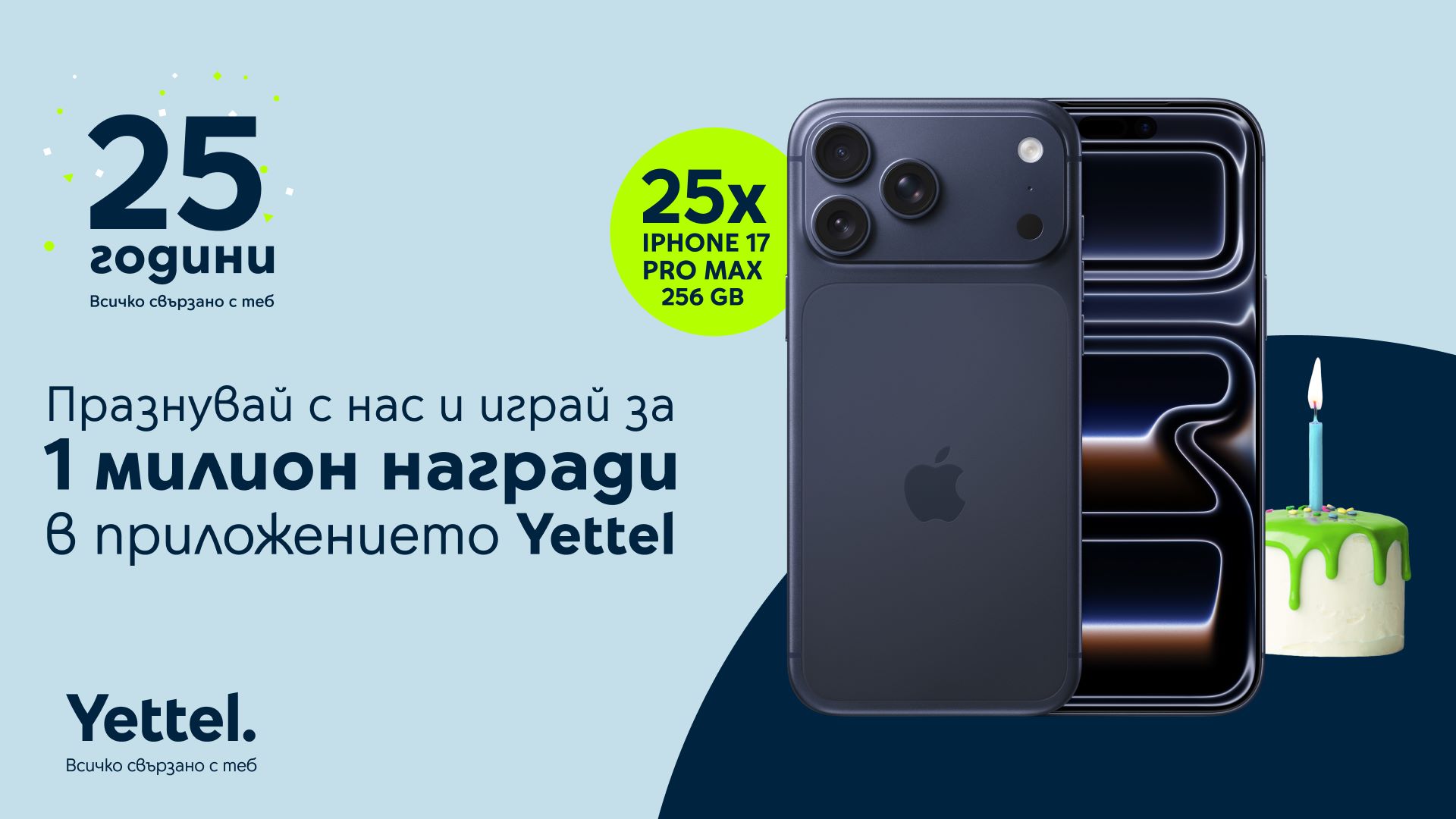 Yettel Anniversаry 25xiPhone 17 Pro Max