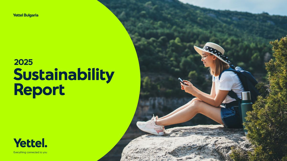 Yettel Sustainability Report 2025 cover